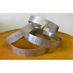 Roestvaststalen ring (RVS) 38/6 cm